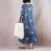 stylish blue linen dresses trendy plus size o neck exra large hem caftans 2018 short sleeve baggy dresses caftans